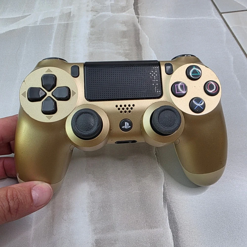 Sony PlayStation 4 DualShock 4 Wireless Controller Gold PS4 CUH-ZCT2U S3
